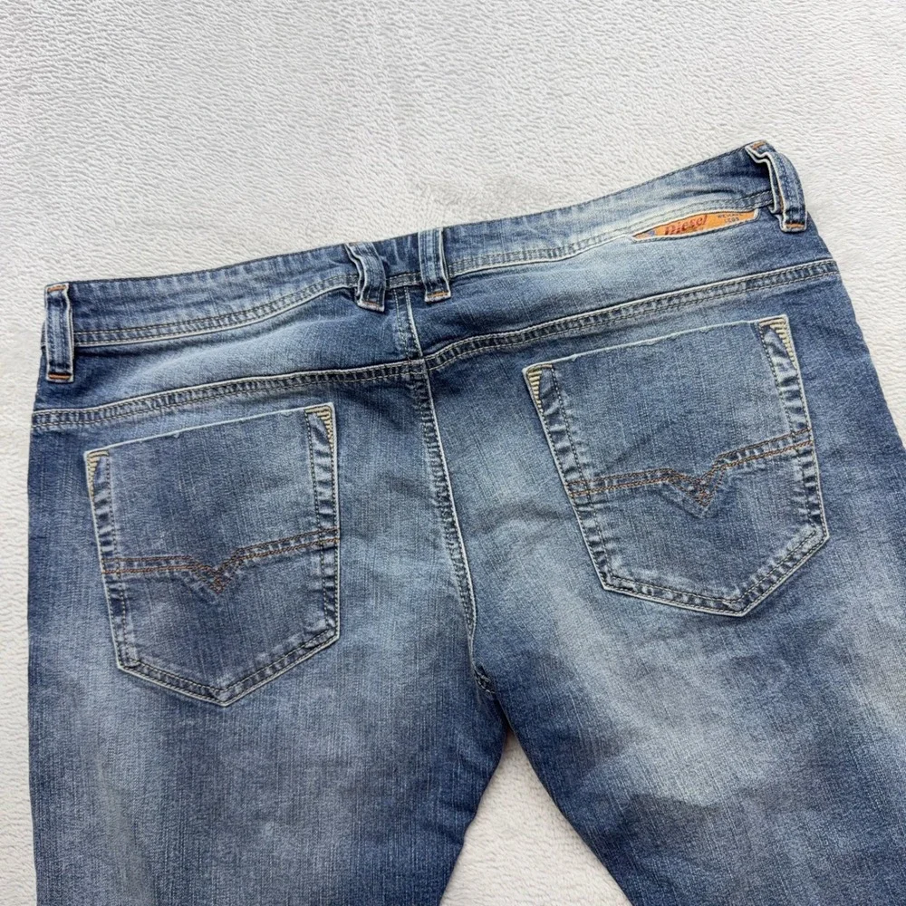 Diesel Jeans Mens 33 Blue Safado Regular Slim Straight Stretch Denim Pants